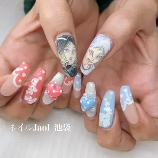 ロング ネイルJaol 池袋のネイルデザイン