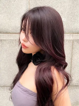 ミディアム 美髪縮毛矯正🩶 髪質改善/Shinaのヘアスタイル