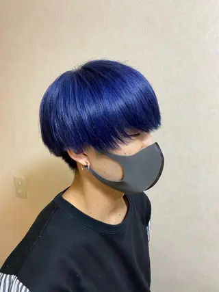 カラー あべ しおりのヘアスタイル