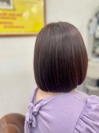 ミディアム カラー 山田 美翔のヘアスタイル