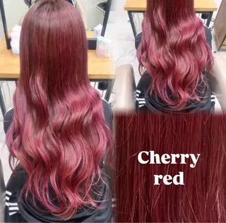 ロング ブリーチなしWカラー 暖色カラー/mayuのヘアスタイル