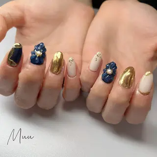 ロング ネイル マツエク・マツパ apopis＊ close23:00のネイルデザイン