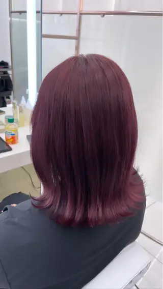 ミディアム 《期間限定無料》ボブ カット✂️/表参道のヘアスタイル