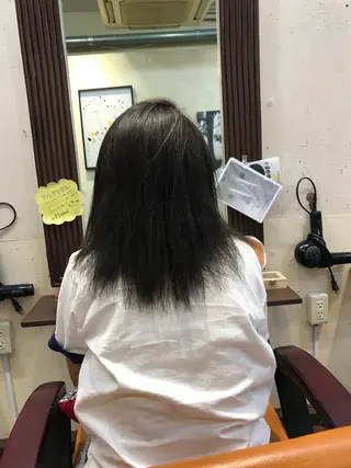 セミロング 木村 瞬のヘアスタイル