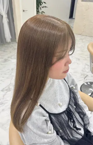 セミロング 韓国ヘアーサロン MARIA🐈‍⬛のヘアスタイル