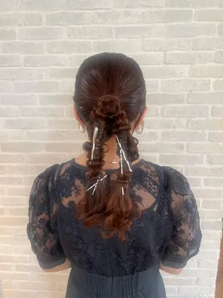 ロング ヘアアレンジ Topstylist YUKIのヘアスタイル