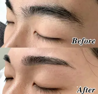 メンズ アイブロウ 新宿メンズ専門垢抜け 眉毛モデル無料🌸の眉毛・アイブロウイメージ