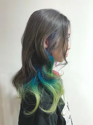ロング カラー ヘアアレンジ Hiro ヒロのヘアスタイル