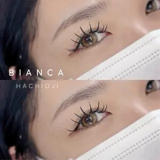 マツエク・マツパ 🌐 BIANCA endo 🌐のマツエク・マツパデザイン