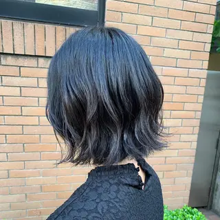 ショート カラー パーマ ヘアアレンジ 松田 亮葉のヘアスタイル