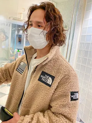 パーマ メンズ ボブ特化美容師/ ボブパーマ/ミツイのヘアスタイル