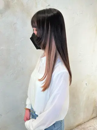ロング カラー 【透明感カラー】 harunaのヘアスタイル