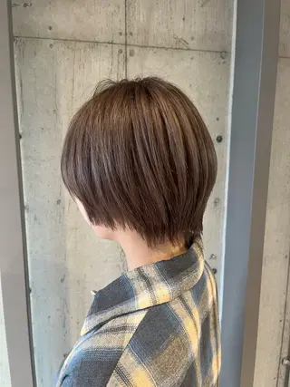 ショート カラー ヘアアレンジ ボブ×艶カラー 特化・リクト💥のヘアスタイル