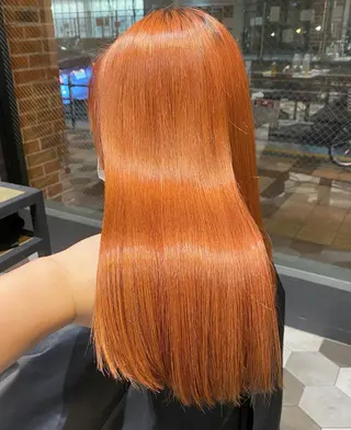 ロング カラー 🧡色落ちまで2度綺 麗なカラー🧡ヨシキのヘアスタイル