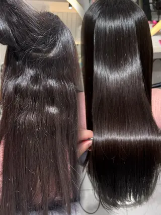 ロング 縮毛矯正/髪質改善 🌟本郷壮一郎のヘアスタイル