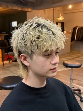 ショート メンズ Mio”VEGA所属・メンズ/束感ヘア ゆるふわ/そうたのヘアスタイル