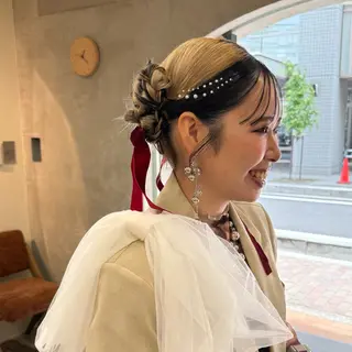 ロング ヘアアレンジ mizu🐾 hair braceのヘアスタイル