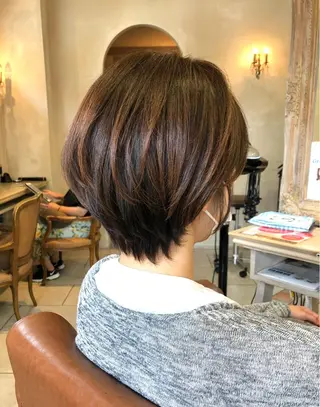 ショート 井上 日菜乃のヘアスタイル