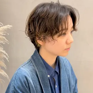 ショート パーマ ショート/ボブ 🌼YUNAのヘアスタイル