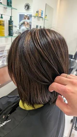 カラー ミディアム TONI＆GUY酒井 紅氏朗のヘアスタイル