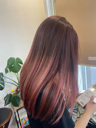 ロング カラー pep natsumiのヘアスタイル