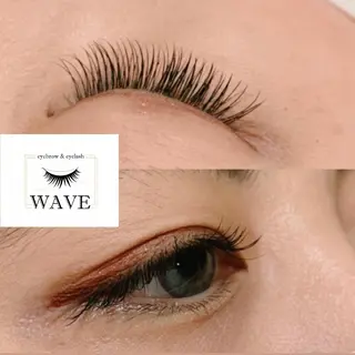マツエク・マツパ brow&lash WAVEのマツエク・マツパデザイン