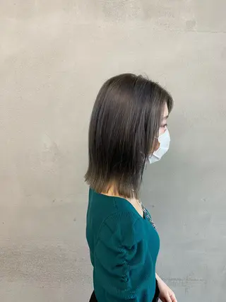 セミロング カラー メンズ/ダブルカラー /パーマ/来栖慧💈のヘアスタイル