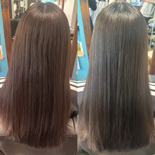 ロング 安達 望のヘアスタイル