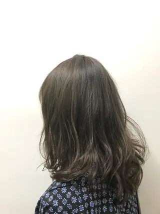 ミディアム カラー コレットヘアー 田中アヤノのヘアスタイル