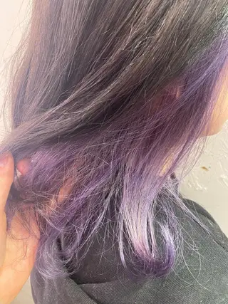 ミディアム カラー 推しカラー オタク美容師 山本のヘアスタイル