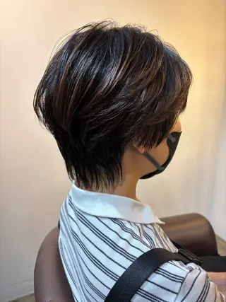 ショート 🌀メンズパーマ🌀 平川海夢のヘアスタイル