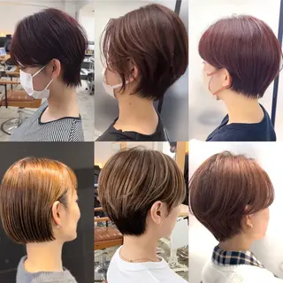 ショート カラー ショートヘア、ボブ こやさん　コヤマのヘアスタイル