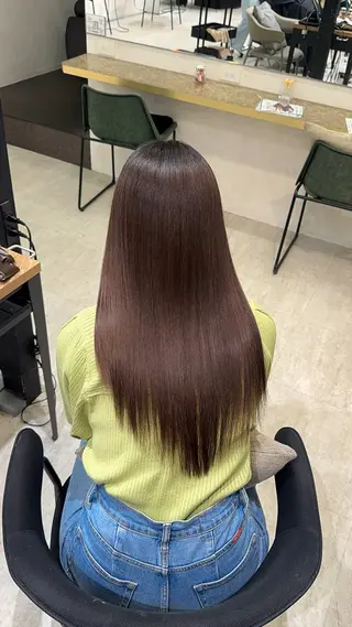 セミロング さらツヤcolor 🌈 IORI🌞のヘアスタイル