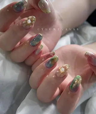 ネイル わたなべ ちかのネイルデザイン