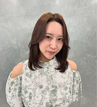 ミディアム 神作 汐里　江古田 /透明感カラー🌿のヘアスタイル