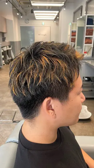 ショート カラー メンズ メンズ特化美容師 ⭐️ヤマモトのヘアスタイル