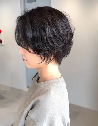 ショート SNSモニター募集！ くせ毛特化/大村のヘアスタイル