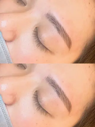 ロング カラー パーマ ヘアアレンジ キッズ ネイル マツエク・マツパ アイブロウ Cupidトップ アイリスト石川のマツエク・マツパデザイン