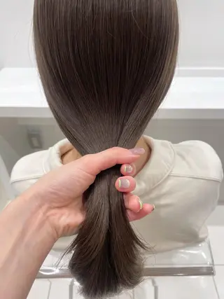 ミディアム カラー BiBi 武田 あやのヘアスタイル