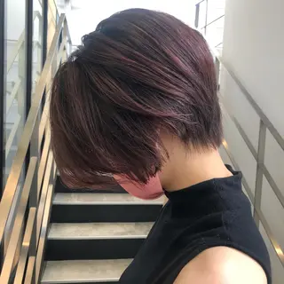 ショート カラー パーマ ヘアアレンジ メンズ キッズ ネイル マツエク・マツパ stylist 🌸 kana.のヘアスタイル