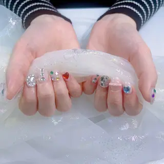 ネイル パーツ全部¥110 サロンミミのネイルデザイン