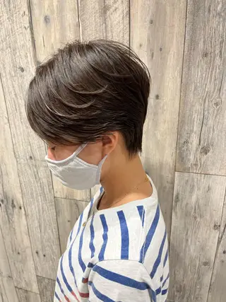 ショート 角田 雅行のヘアスタイル