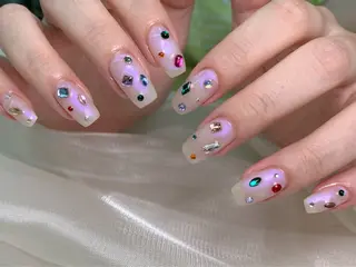 ネイル lucky nail 歌舞伎町のネイルデザイン