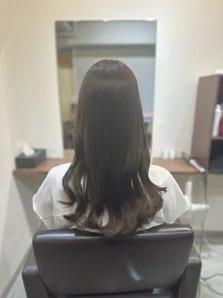 ロング カラー パーマ 平日オススメ✨ プチプラ✨山下のヘアスタイル
