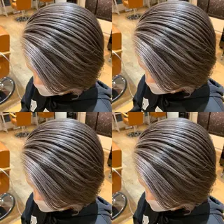 ショート カラー ✨縮毛矯正✖︎顔周り レイヤー✨ナカムラのヘアスタイル