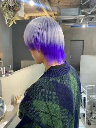 ショート カラー メンズ 前橋 姫奈のヘアスタイル
