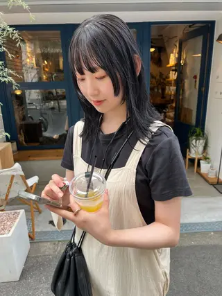ミディアム fubuki🪷 似合わせカットカラーのヘアスタイル