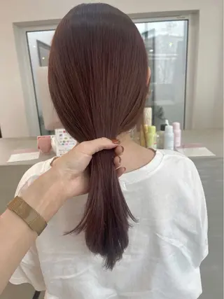 セミロング カラー kitagawa mayuのヘアスタイル