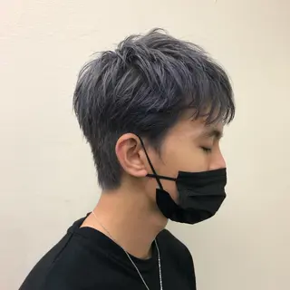 ショート カラー メンズ メンズカット オカムラリョウのヘアスタイル