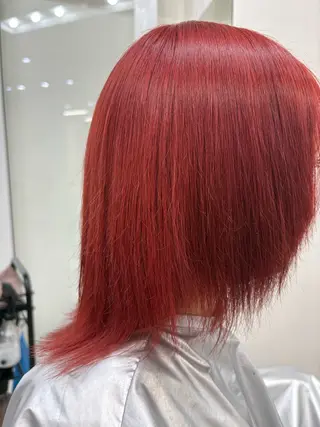 ミディアム カラー 梨沙_ 蘇我2号店のヘアスタイル